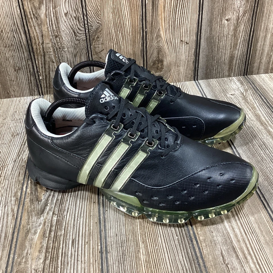 Adidas Mens Powerband 3.0 White/Black/Silver Golf Shoes 675490 Size 8.5 NEW RARE - Image 2 of 4