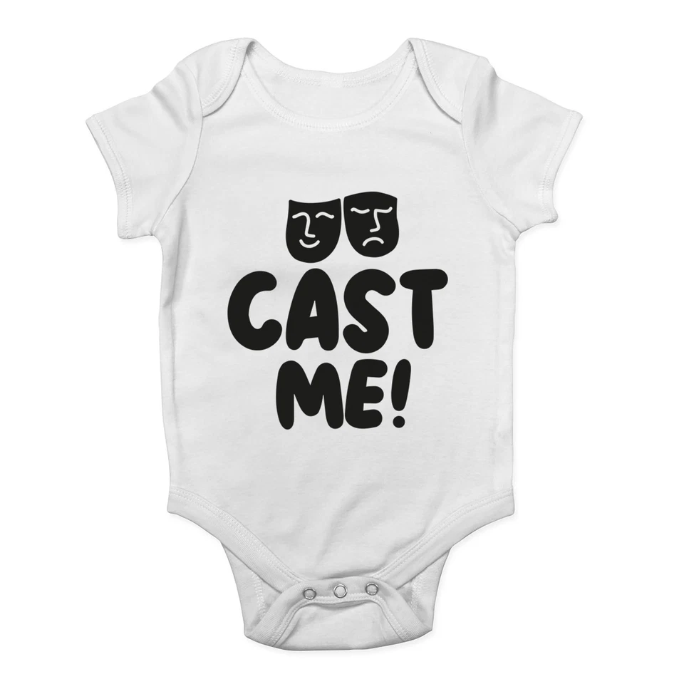 BABY ORIGINALS Cast Me Theatre Day Stage Actor Acting Baby Grow Vest Bodysuit Gift