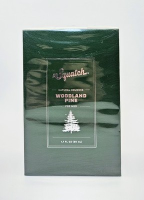 Dr. Squatch Natural Cologne Woodland Pine For Men 1.7 oz New & Sealed FREE SHIP!