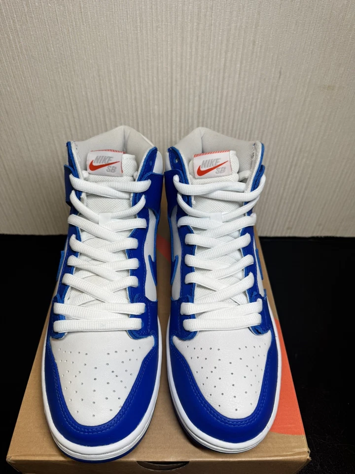 Nike SB Dunk High Pro ISO Etiqueta Naranja Kentucky Azul Real Talla 10 Foto 4 de 4