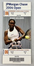2004 07/21 JP Morgan Chase Tennis Open Session 6 Ticket-Venus Williams
