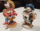 2 Russ Berrie "Home on the Range" Whimsical Cowboy Cow Figurines 1990s — photo 7