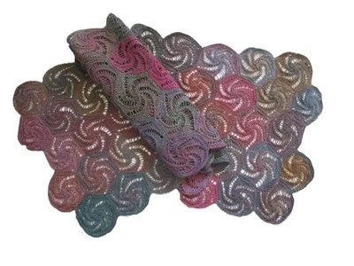 Jojoland Knitting Pattern - Swirl Shawl by Lijuan Jing - Image 1 of 2