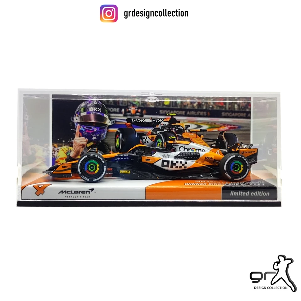 Lando Norris - McLaren MCL38 - F1 Winner Singapore GP 2024 / SPARK / 1:43 - Immagine 2 di 4