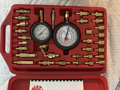 #ad Lisle 55700 Master Fuel Inj Kit Mac Tools Fuel Pressure Tester Kit $250.00