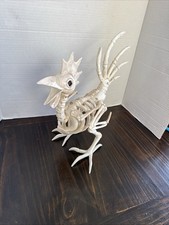 Halloween Skeleton Rooster Prop Animal Bone Halloween Decoration Indoor Outdoor