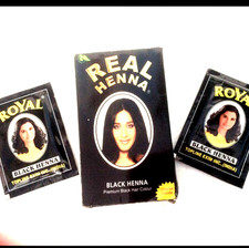 NEW Real Black Henna 6 pieces 10 GRS in the Box Natural              EXP 2027