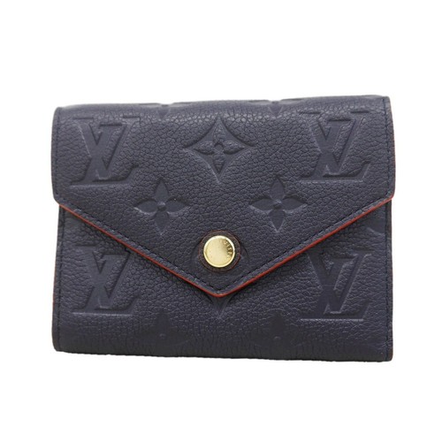 Louis Vuitton Tri-Fold Wallet Monogram Empreinte Portefeuille Victrine M64577
