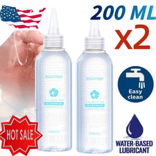 Lube Personal Lubricant Water Based Long Lasting sex-lubricant for Women-Men 2PC