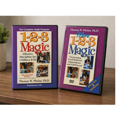 1-2-3 Magic by Thomas W. Phelan Audio CD & DVD Set, English/Spanish, Parenting