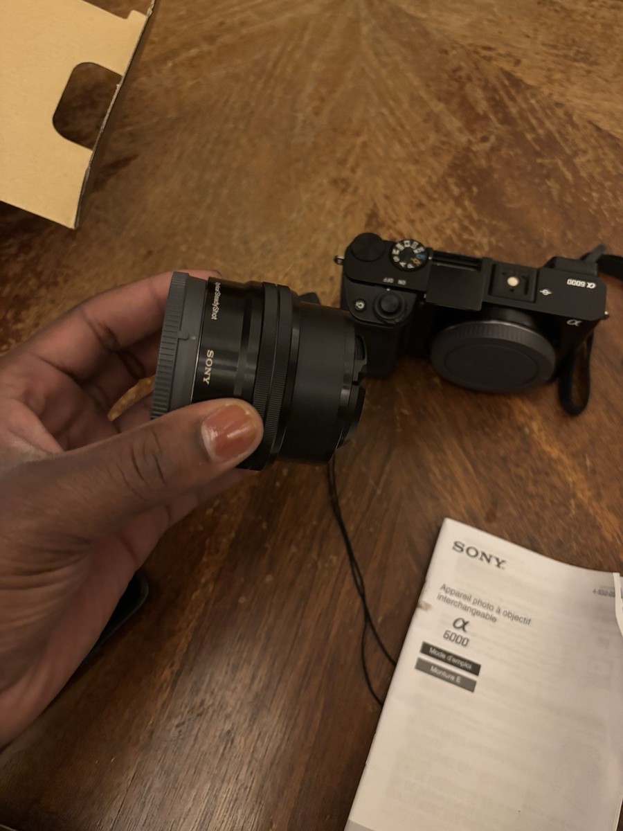 Buy Sony Alpha α6000 24.3MP Digital SLR Camera - Black (Kit with E