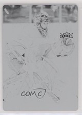 2021-22 Upper Deck Fleer Ultra Printing Plate Black 1/1 Jacob Markstrom #62 um0