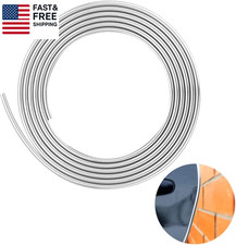 Car Door Edge Guards Chrome Silver Universal U Shape Moulding Trim Strip Automo