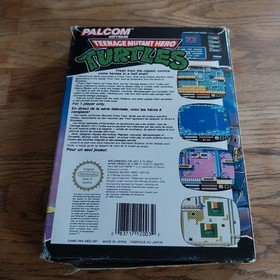Teenage Mutant Hero Turtles TMHT NES Game Jeu PAL B EEC Fah Complet Bon etat 