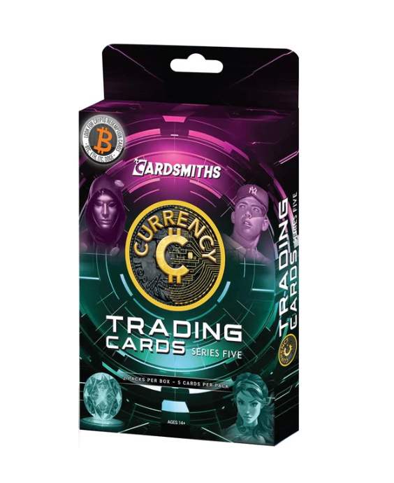 Cardsmiths Crypto Currency Series 5 Trading Cards Collector Box