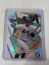 2023 Topps Pristine Francisco Lindor Oh Snap Die-Cut Insert New York Mets 