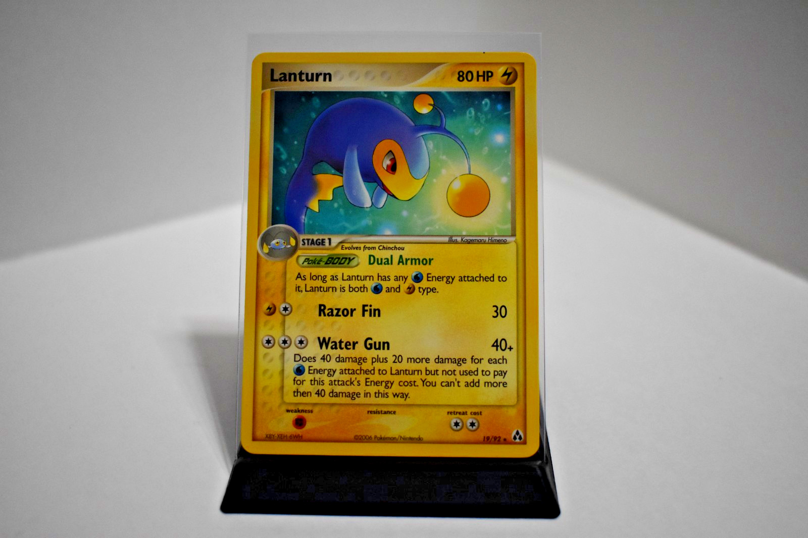 Pokémon TCG - Lanturn 19/92 Legend Maker - NM