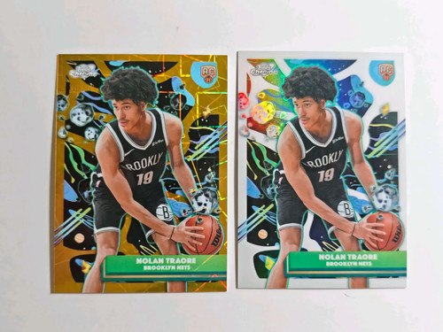 2025-26 Topps Cosmic Chrome Nolan Traore RC Gold &White Hole Refractor #/50 LD36