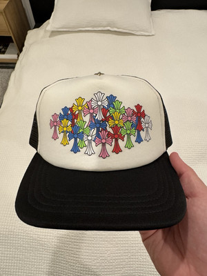 Chrome Hearts King Taco Multicolor Cross Trucker Hat RARE