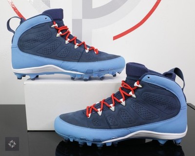 Nike Jordan 9 Alpha Andre Johnson Player Exclusive Football Cleats Men's Size 13