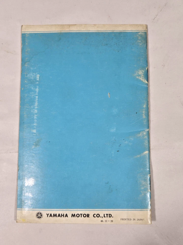 1972 Yamaha U7E Owner's Manual - Image 2 of 2