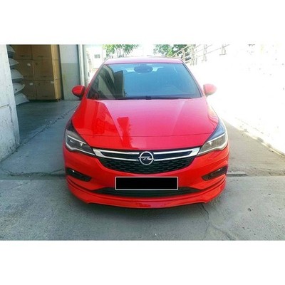 Für Opel Astra K Trend Stil Vorne Lippe 2015-2019 Piano Schwarz Vakuum Plastik