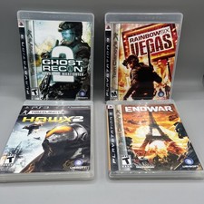 Tom Clancy's Endwar Rainbow Six Vegas Hawx 2 Ghost Recon 2 Playstation 3 PS3