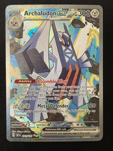 Pokemon Archaludon ex - Special IR SV08: Surging Sparks 241/191 NM