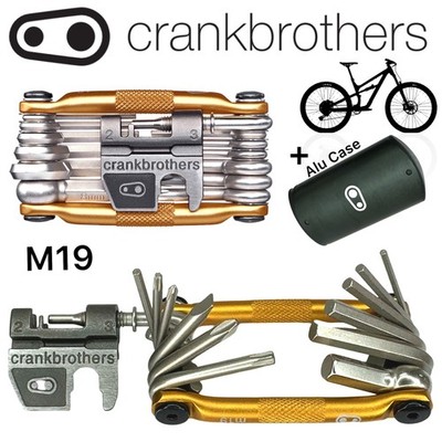 Crankbrothers Mini 19 Fahrrad MTB Ebike Kettenieter Torx Multi Werkzeug Gold