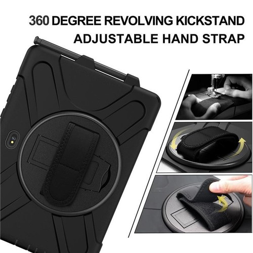 Stand Case For Samsung Tab Active 2 3 Pro / 4 Pro / Rugged Hand Shoulder Strap - Picture 6 of 55