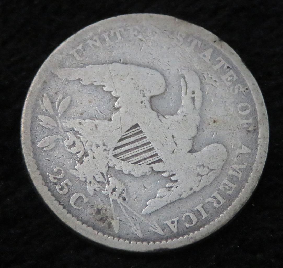 1834 Capped Bust Quarter * Rotated Die * Cool Old Coin * 6276 | eBay