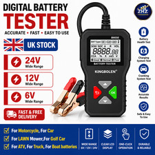 BM550 Car Battery Tester 6V 12V 24V 100-2000 CCA 2Ah-220Ah Detect AnalyzerTool