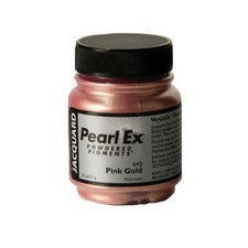 Jacquard Pearl Ex Pigment .75 Oz Pink Gold,Ink  Pads