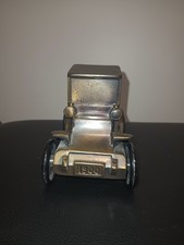 Vintage Metal Car Bank Banthrico Inc Old Fashion Car Coin Bank