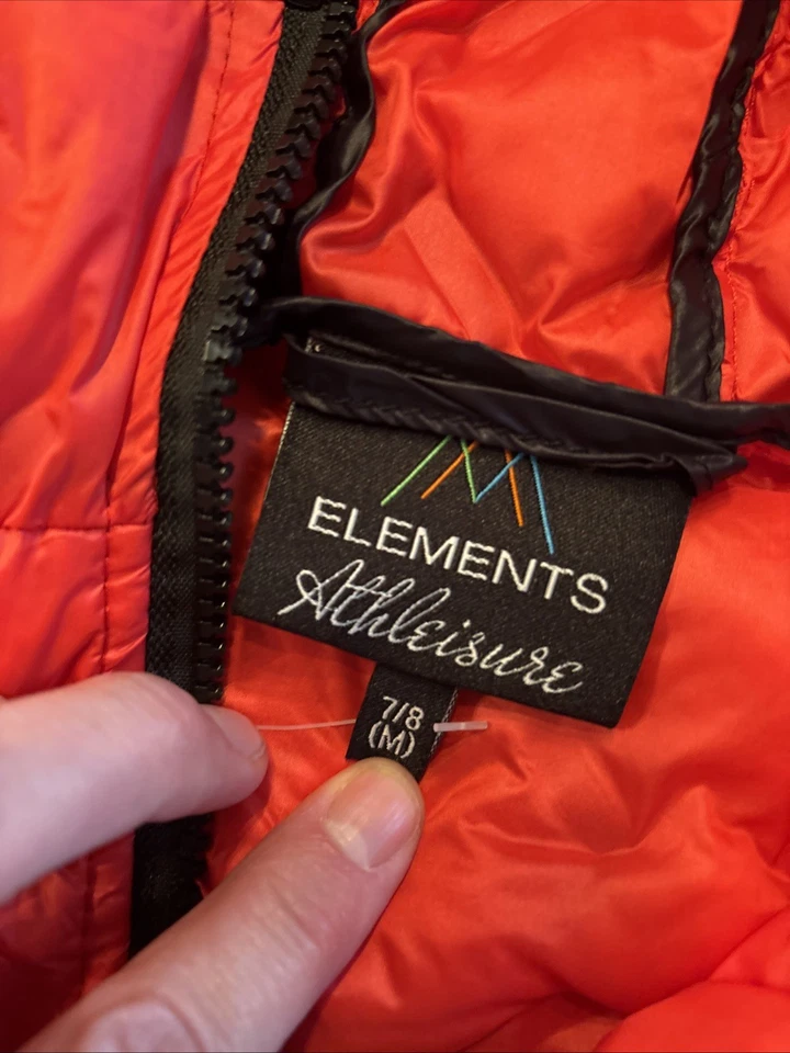 Abrigo de plumón juvenil pequeño (5-6) Foto 2 de 4