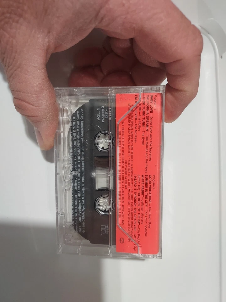 Entertainment Presents Rock Archives 60's Cassette Vol. 1 Original Artists  New - Image 4 of 4