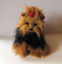 Ty Yorkshire Yappy Terrier Beanie Buddy Plush Yorkie Dog 1997 Original Tags