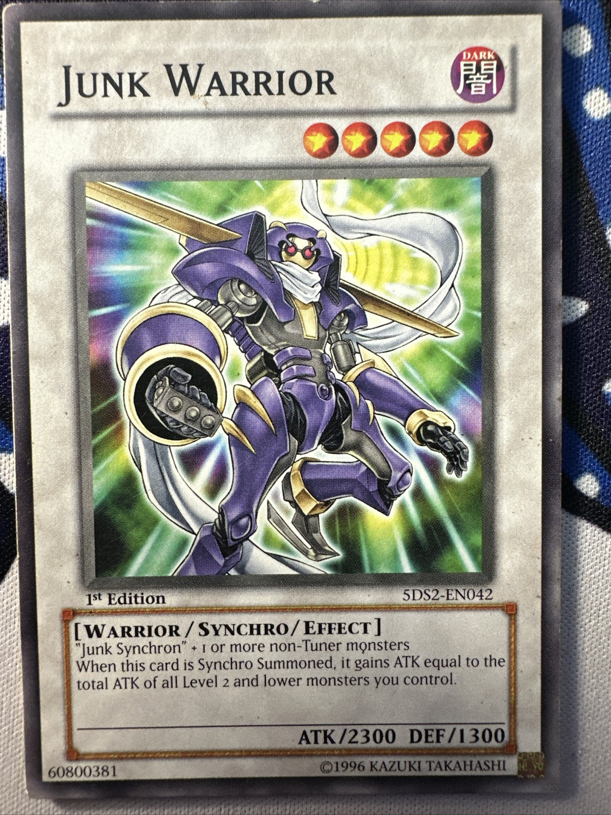 Junk Warrior 1st Edition Yu-Gi-Oh! 5Ds 5DS2-EN042 Ultra Rare Card