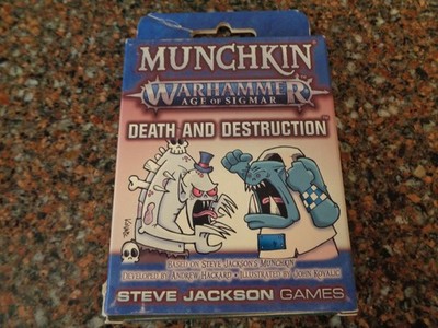 Munchkin Death and Destruction Warhammer Age of Sigmar Expansion Brand New