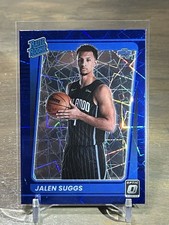 2021-22 Panini Donruss Optic Jalen Suggs Rated Rookie Blue Velocity Prizm #179