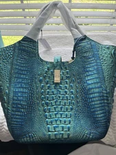 Stunning!!!! Brand New Peacock, Large Brahmin Melbourne Handbag