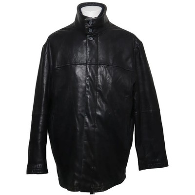 Bison, Lederjacke, Herren, Größe: 50, Schwarz, Acryl/Polyester/Wolle #AjX