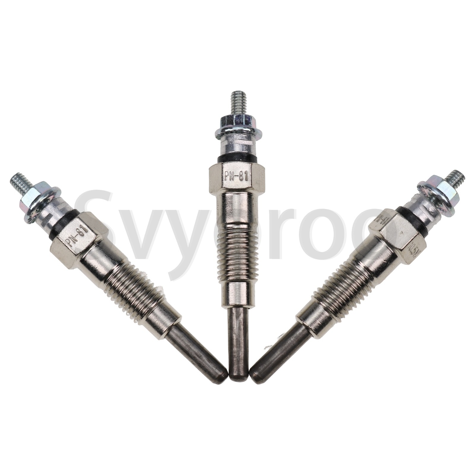 3 Pcs Glow Plugs 15951-65510 For Kubota B4200 B5200 B6200 B7200 B8200 B9200 B20