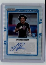 2025 Panini Prizm Significant Signatures #SSI-LRM Lathan Ransom