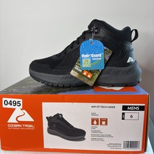 Ozark Trail Ot Tech Hiker Mens Shoes Size 6 NIB Waterproof Leather Retail 39.98