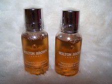  2 Molton Brown Heavenly Gingerlily, Moisture Bath  Shower 30 ml / 1 oz NEW