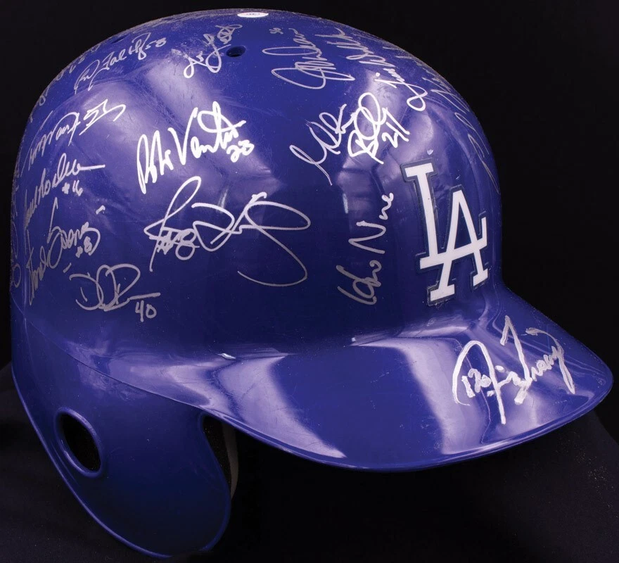 2004 Los Angeles Dodgers National League Champs Game Issued Helmet PSA DNA COA - Image 2 of 4