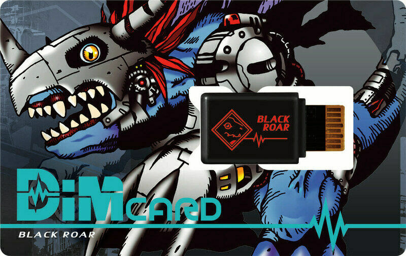 BANDAI DIGIMON VITAL BRACELET SERIES BLACK ROAR DIM CARD BANDAI DIGIMON VITAL BRACELET SERIES BLACK ROAR DIM CARD