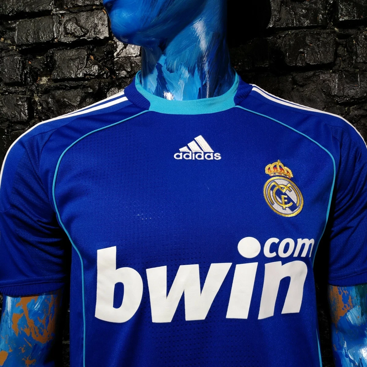 Real Madrid Jersey Away shirt 2008 2009 Adidas 050582 Camiseta Size Young XL