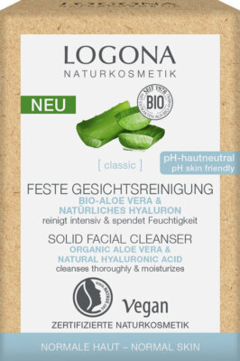 LOGONA Feste Gesichtsreinigung 60g - reinigt intensiv & spendet Feuchtigkeit